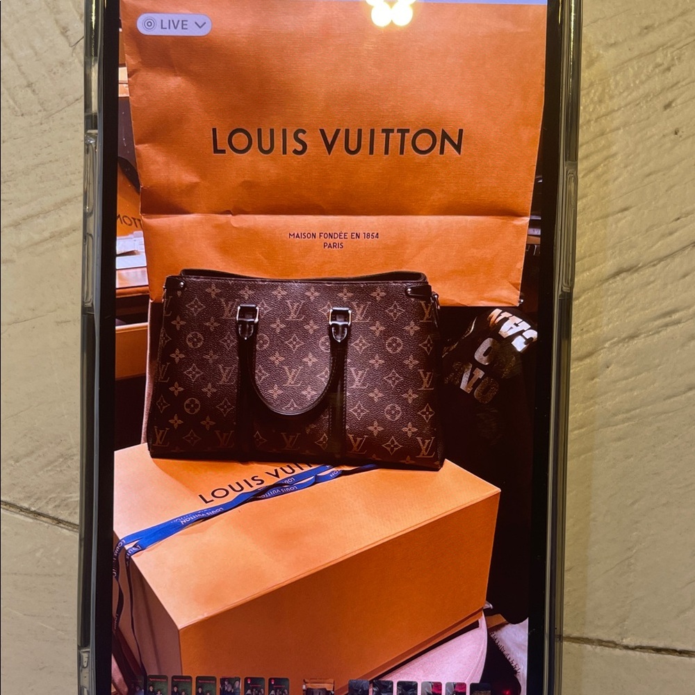Louis Vuitton Dark Brown Monogram Tote